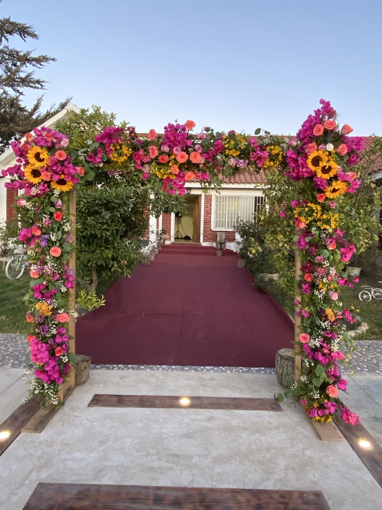 Arco floral de ceremonia Encactus